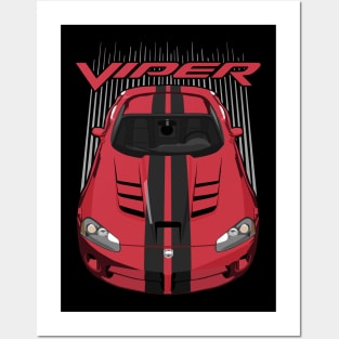 Viper SRT10-red and black Posters and Art